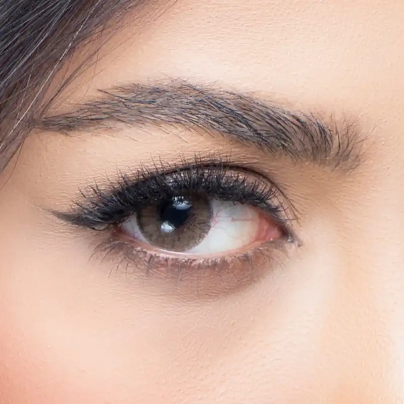 لنز چشم رویال ویژن کد 358 رنگ قهوه ای متوسط دور دار