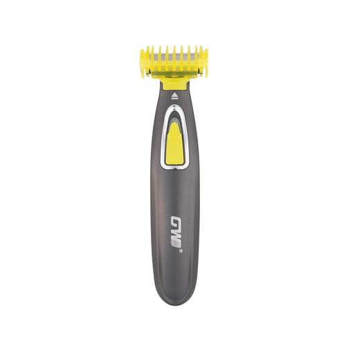 ماشین اصلاح موی صورت شارژی جی دبلیو مدل GW-9866، اصلاح به صورت صفر زن، طراحی ارگونومیک، منبع انرژی با باتری، تکنولوژی اصلاح به صورت تریمر، اندازه اصلاح 0.1 میلی‌متر، مدت زمان شارژ 480 دقیقه، دارای بدنه ضد لغزش، به همراه برس تمیزکننده و کابل شارژ USB