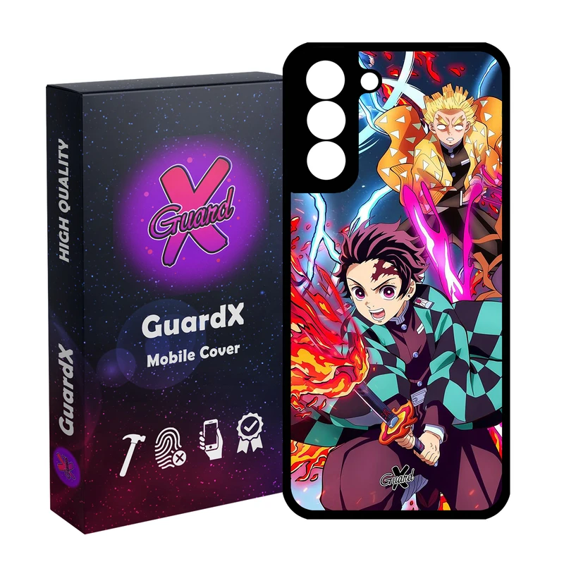 کاور گارد ایکس طرح Demon Slayer Anime مدل Glass10548 مناسب برای گوشی موبایل سامسونگ Galaxy S21 FE