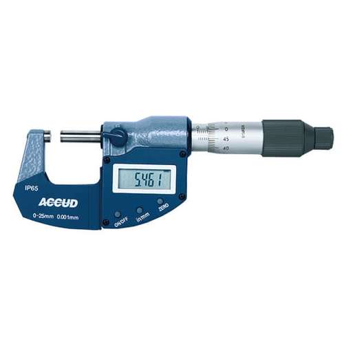 میکرومتر دیجیتال آکاد مدل 02-001-313 گستره 25 - 0 میلیمتر