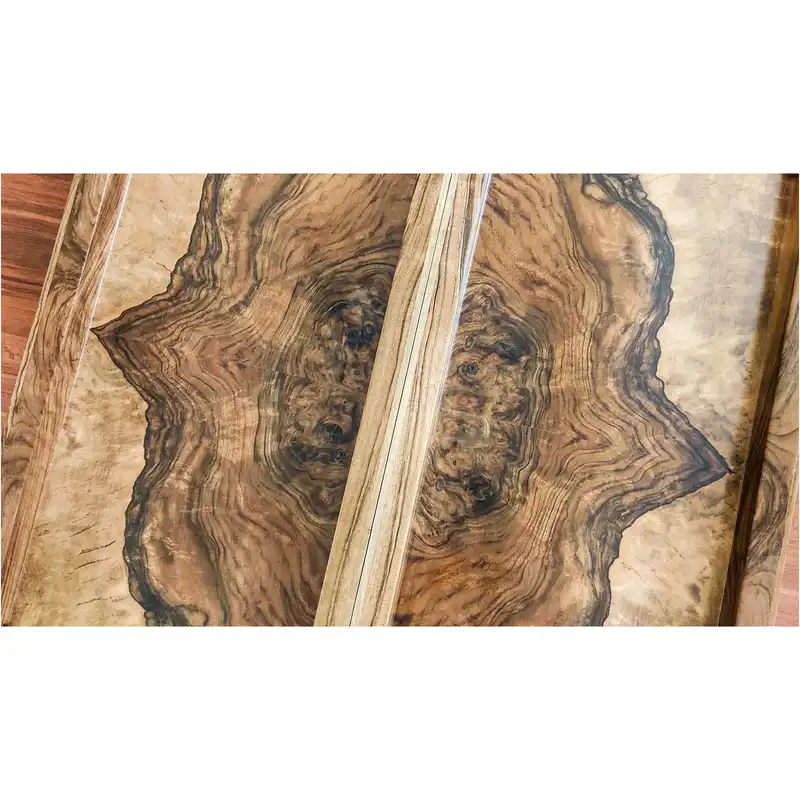 صفحه شطرنج معرق کاری مدل ریشه گردو کهنسال طرح قرینه کد T5