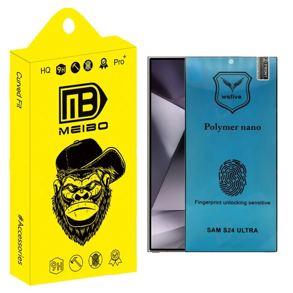 محافظ صفحه نمایش میبو مدل Nano Polymer Pro مناسب برای گوشی موبایل سامسونگ Galaxy S24 Ultra