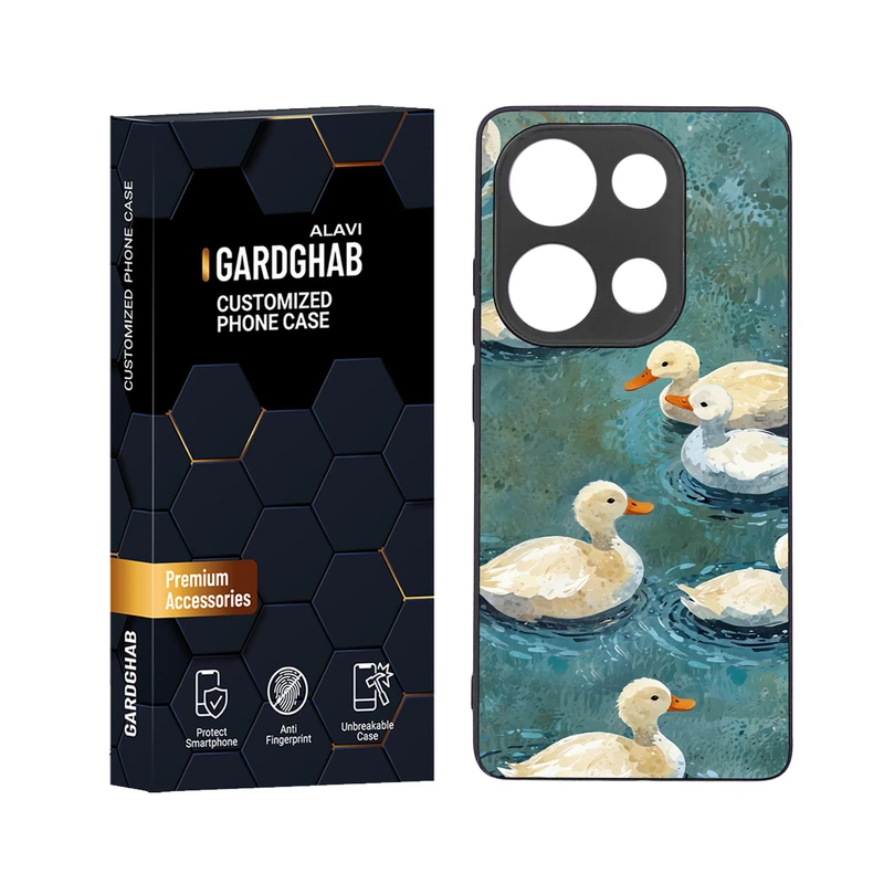 کاور گارد قاب علوی مدل دور ژله ای مناسب برای گوشی موبایل شیائومی Redmi Note 13 Pro 4G