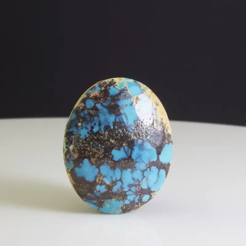 سنگ فیروزه مدل نیشابوری شجری کد AJ7