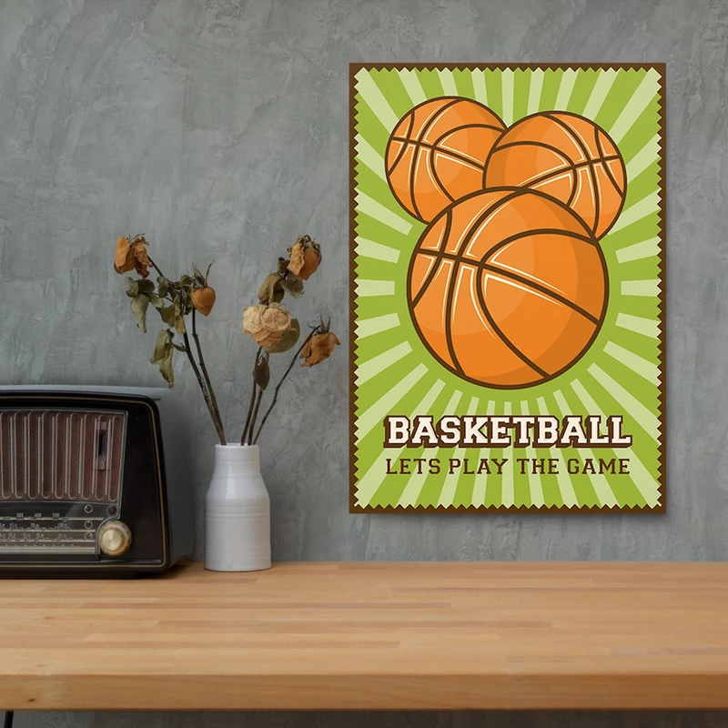 پوستر صبا طرح طرح کلاسیک بسکتبال کد 17