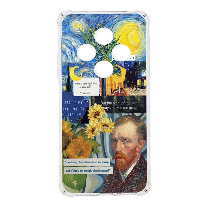 کاور طرح Van Gogh مناسب برای گوشی موبایل شیامی Redmi 14C / Poco C75
