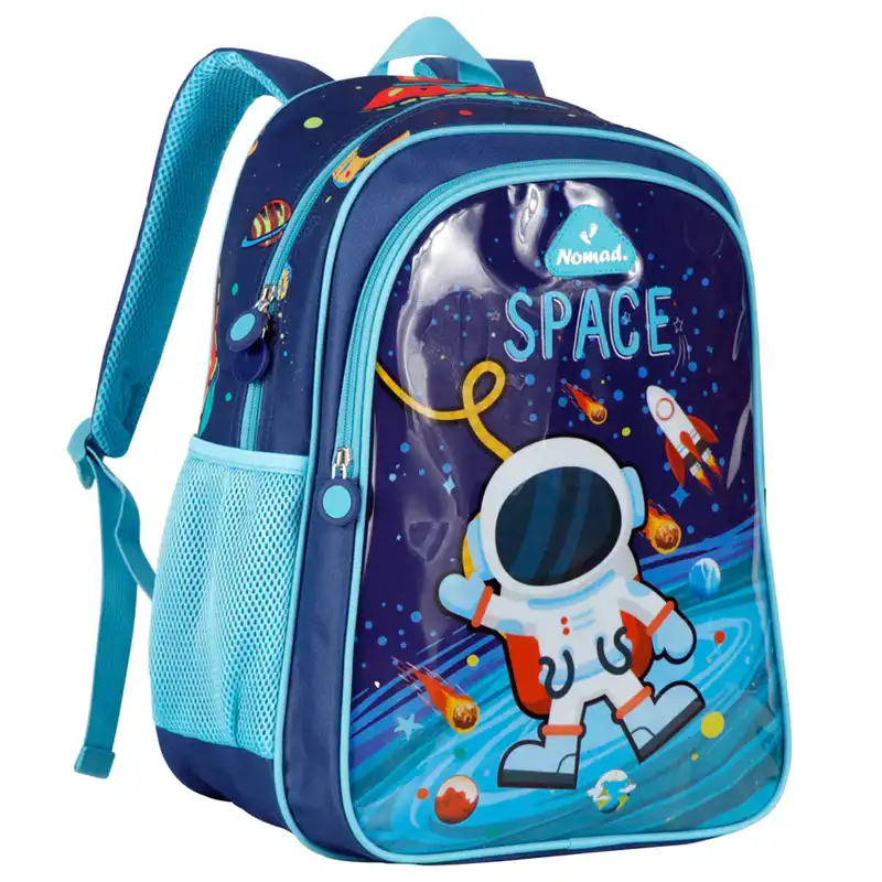 کوله پشتی نومد مدل SPACE به همراه کیف غذا و جامدادی و قمقمه و ظرف میوه