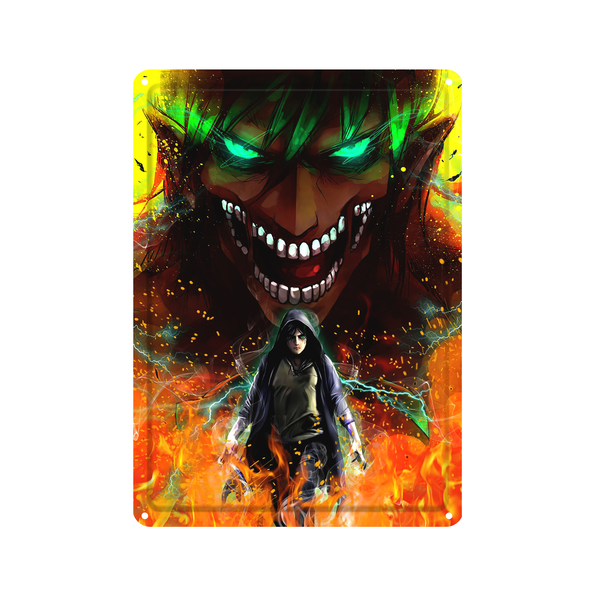 دیوارکوب مدل انیمه کد s 1987 attack on titans