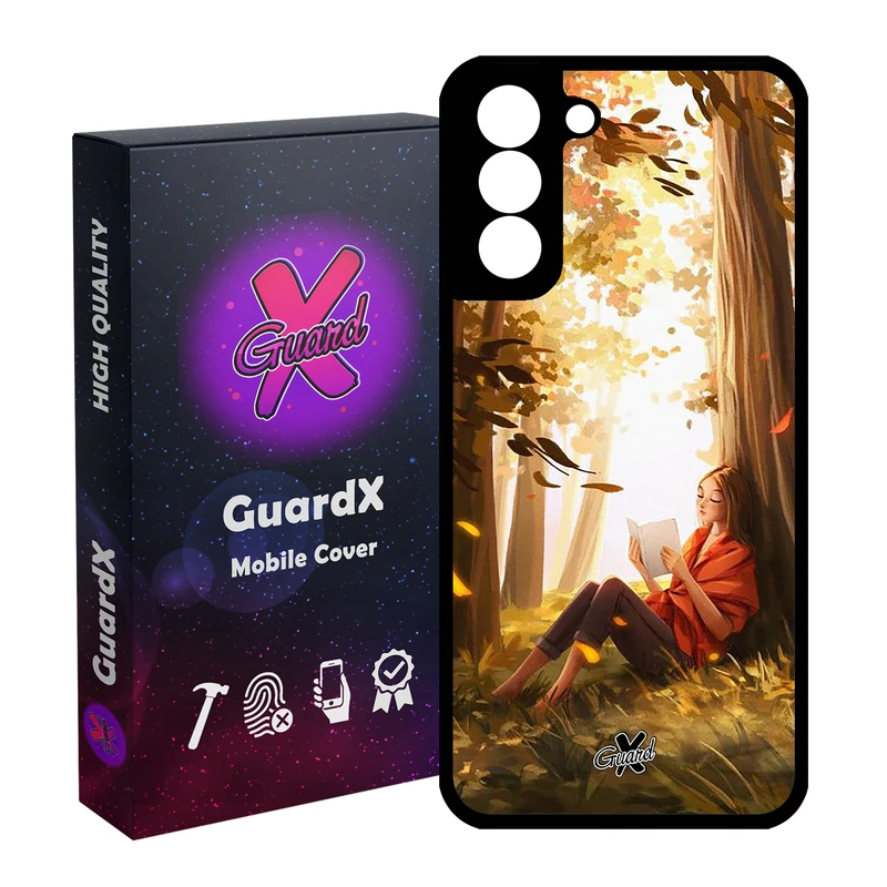 کاور گارد ایکس طرح دختر مدل Glass10276 مناسب برای گوشی موبایل سامسونگ Galaxy S21 FE