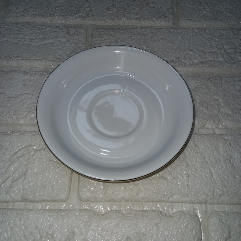 نعلبکی لوریان چینی مدل دیپلمات خط طلا بسته 6 عددی