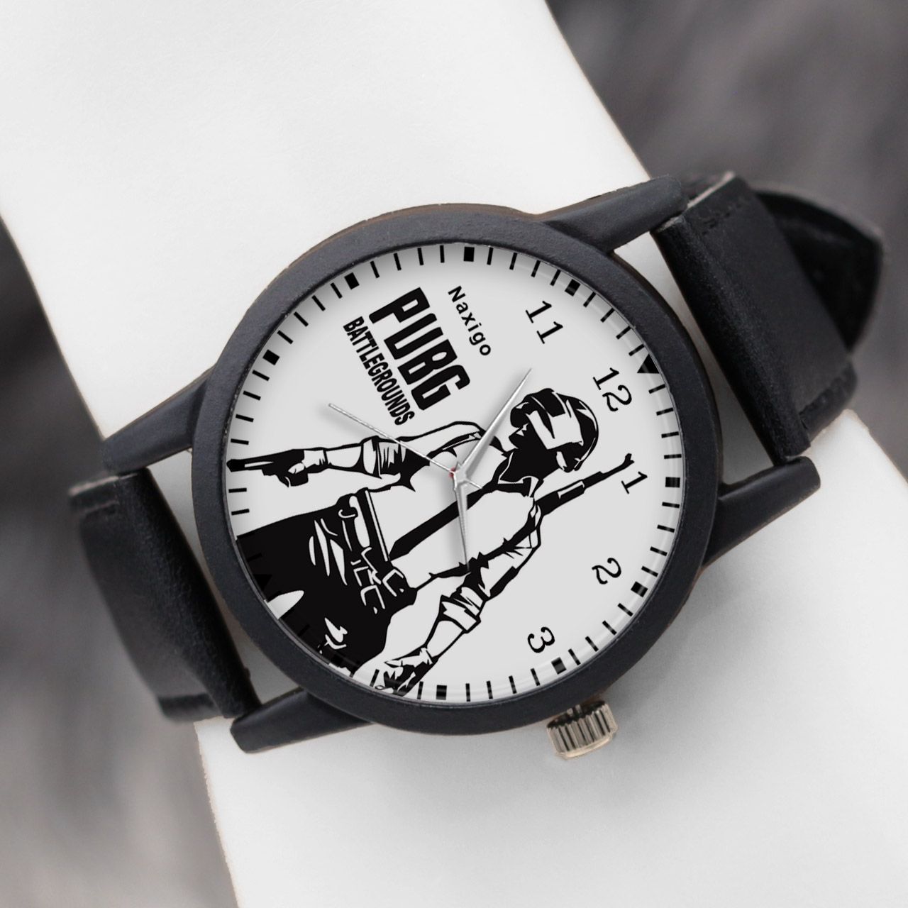 ساعت مچی عقربه ای ناکسیگو طرح PubG کد LF4229 -  - 5