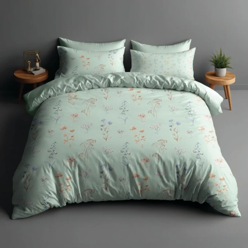 سرویس روتختی دو نفره 6 تکه مدل بهاری