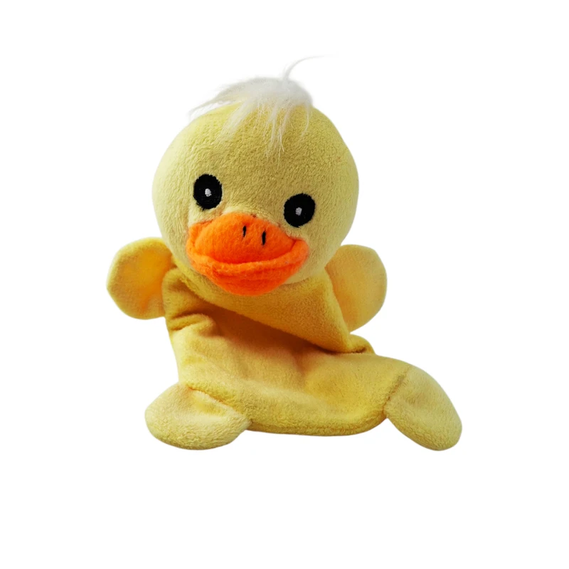عروسک مدل جیب دار طرح جوجه اردک طول 18 سانتی‌متر