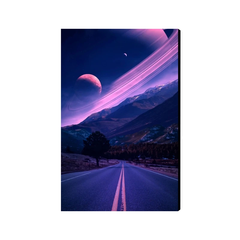 تابلو شاسی عرش مدل فانتزی منظره جاده کد As2129