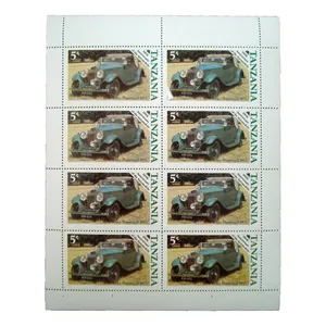 تمبر یادگاری مدل اتومبیل کد aa-343 مجموعه 8 عددی