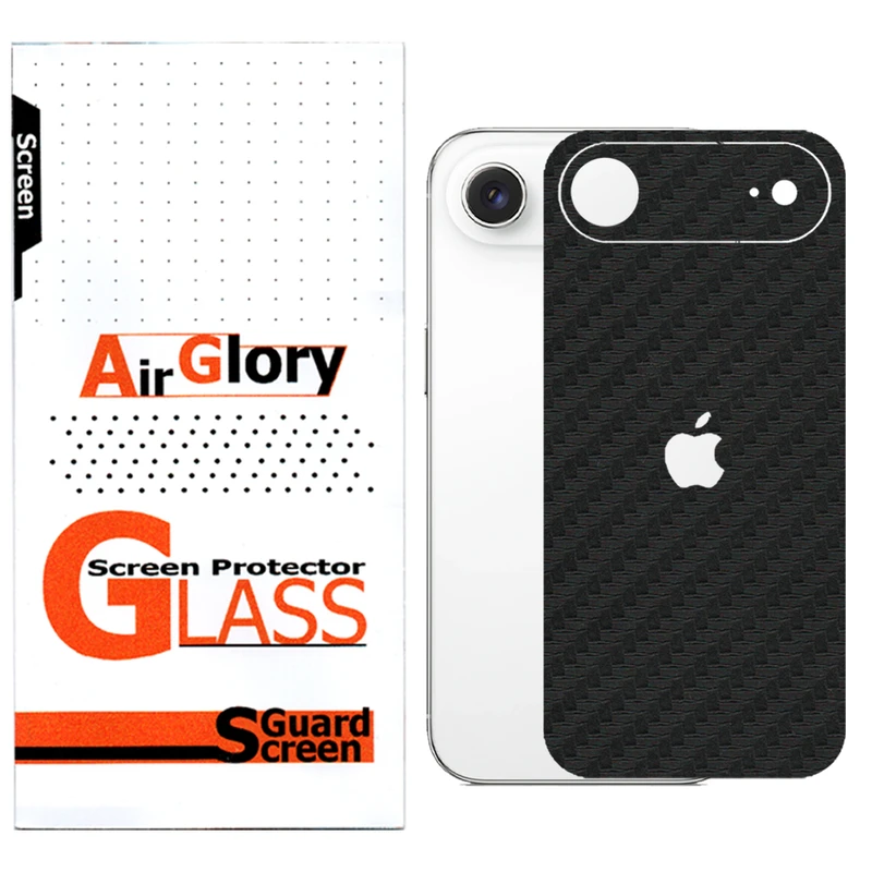 برچسب پوششی ایرگلوری طرح کربن مدل Air مناسب برای گوشی موبایل اپل Iphone Air