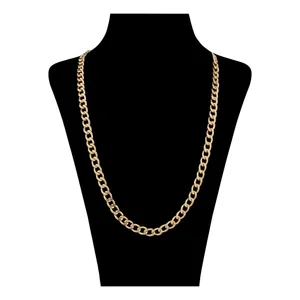 گردنبند طلا کم اجرت 18 عیار زنانه گلدم مدل PE-390010