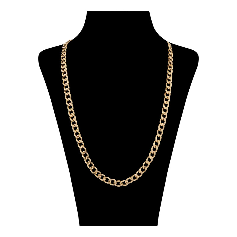 گردنبند طلا کم اجرت 18 عیار زنانه گلدم مدل کارتیهPE-390010