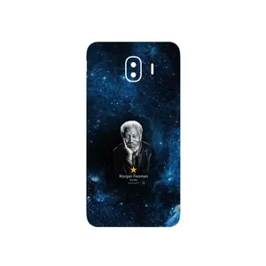 MAHOOT Morgan Freeman Cover Sticker for Samsung Galaxy J4