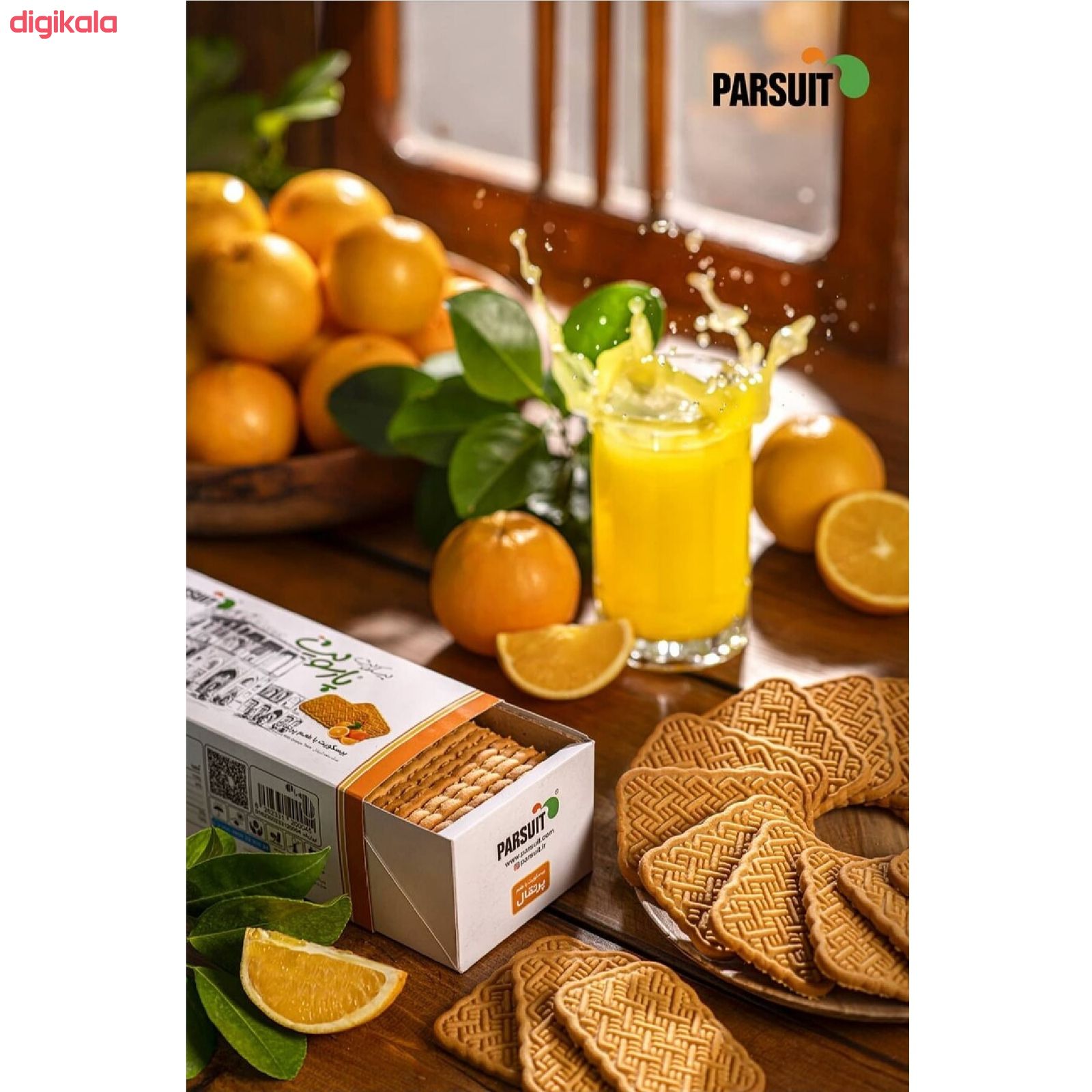 بیسکویت با طعم پرتقال پارسویت - 450 گرم main 1 3