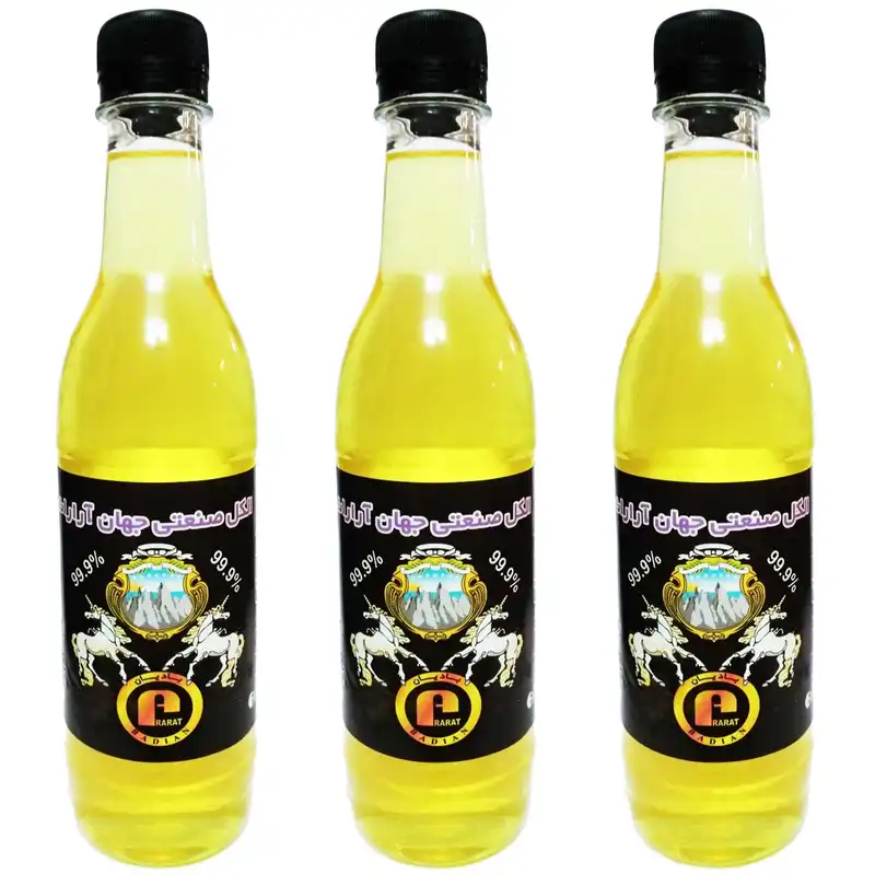 الکل صنعتی جهان آرارات مدل mb03 حجم 450 میلی لیتر بسته 3 عددی