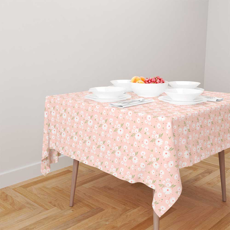 رومیزی مدل گلدار شش نفره مستطیلی کد F2RO1066