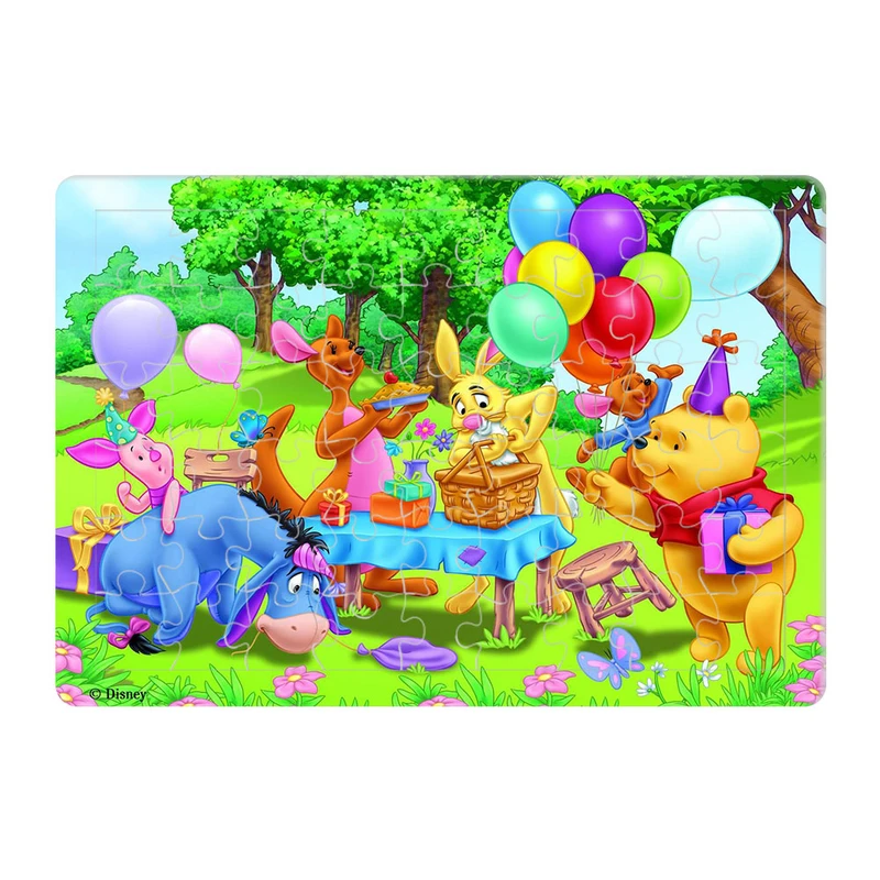 پازل 54 تکه هومرو مدل PL839 طرح انیمیشن وینی پو