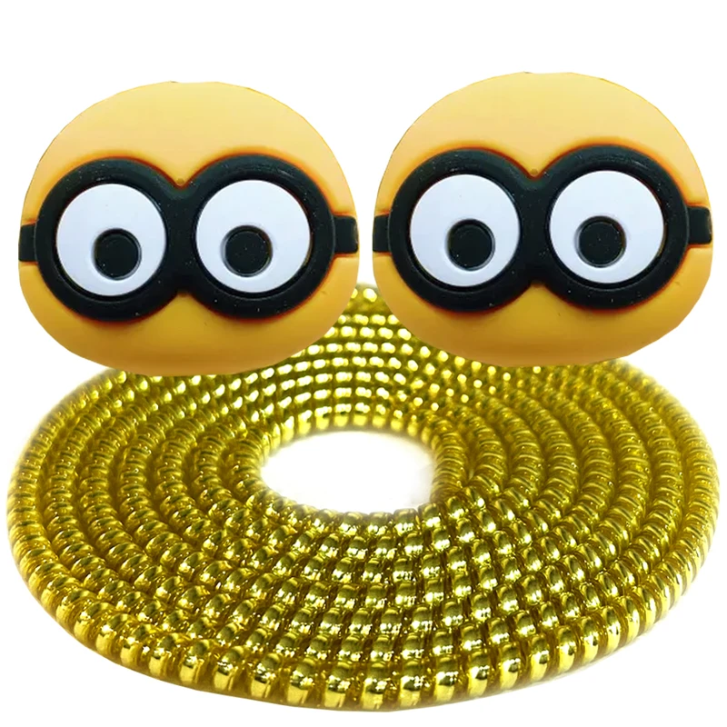 محافظ کابل شارژر و هندزفری رینیکا مدل Minions AA 03 مجموعه 3 عددی