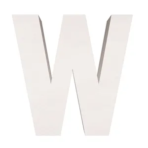 ماکت دکوری طرح حروف برجسته کد W-MEDIUM