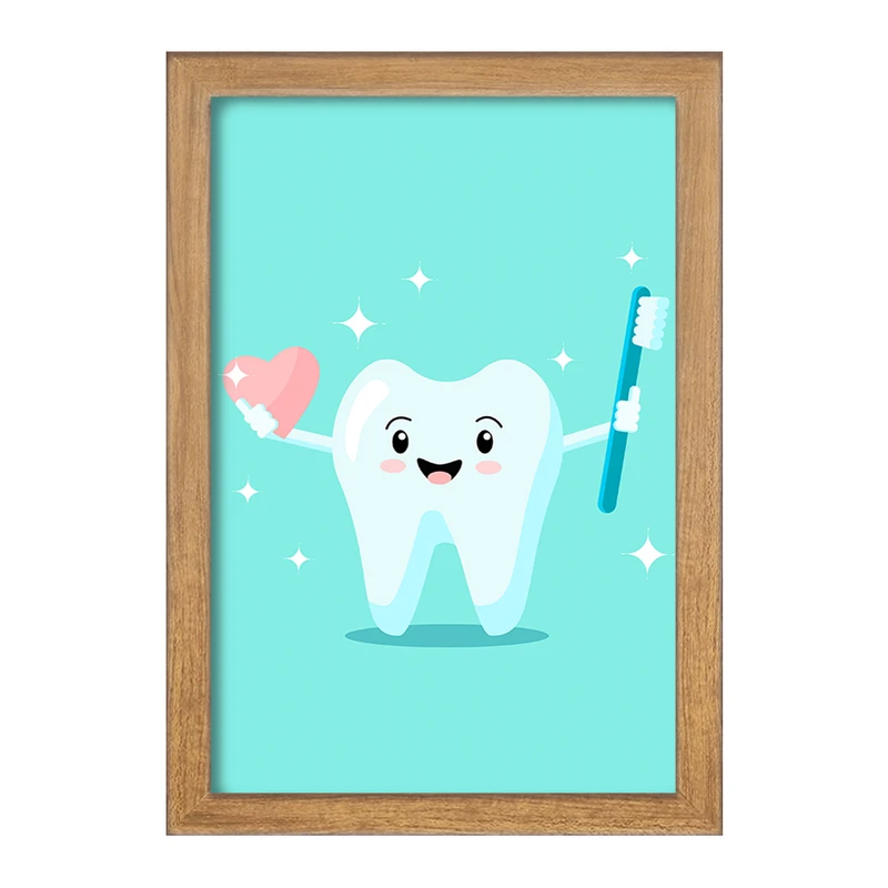 تابلو خندالو مدل دندان و دندان پزشکی کودکانه کد 36704