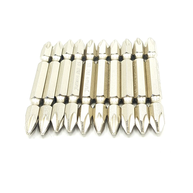 سری پیچ گوشتی دو سر چهار سو جاملی مدل PH2-PH2 60mm بسته 10 عددی