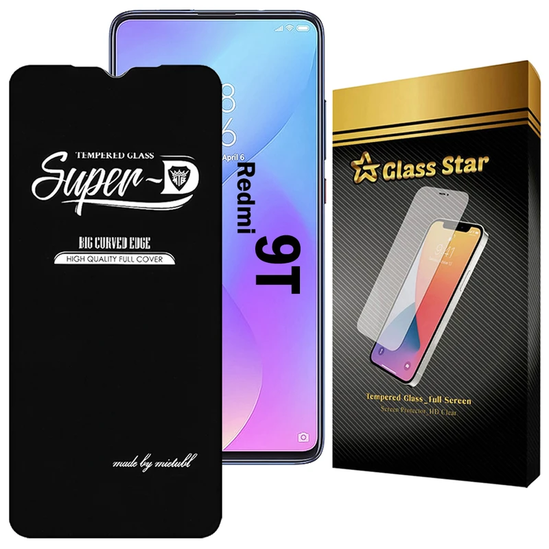 محافظ صفحه نمایش گلس استار مدل SUPERDNS مناسب برای گوشی موبایل شیائومی Redmi 9T
