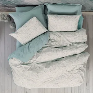 سرویس روتختی کاتن باکس مدل Petite Drops Mint تک نفره 3 تکه