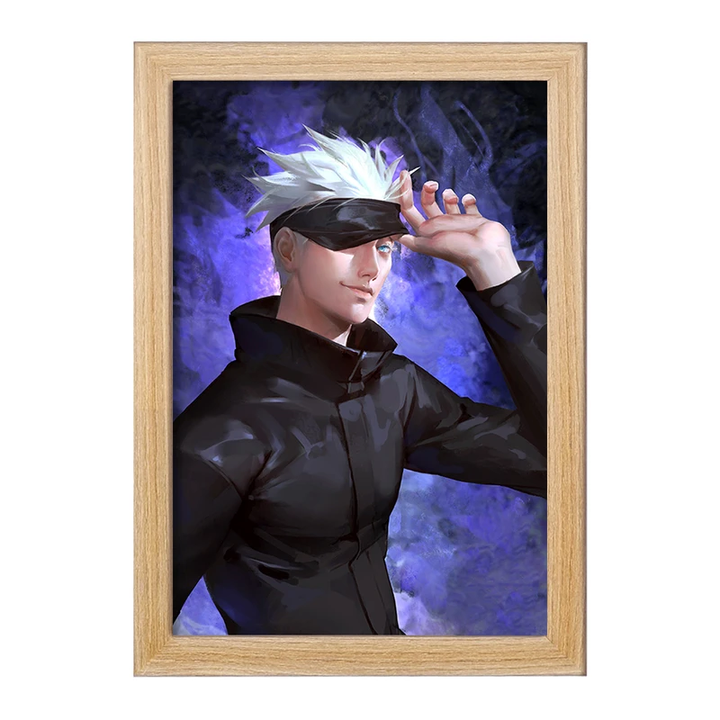 تابلو خندالو مدل گوجو ساتورو انیمه جوجوتسو کایزن کد F756