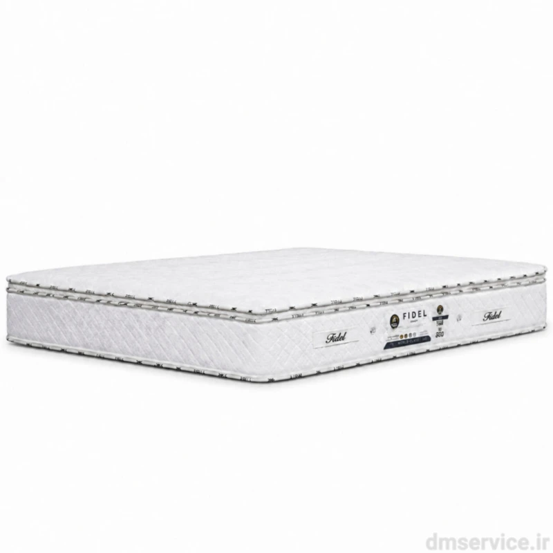 تشک طبی فنری فیدل مدل تاپ پلاس یک و نیم نفره سایز 140×200 سانتی‌متر