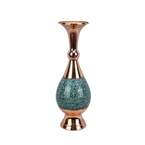 گلدان فیروزه کوبی کد G25