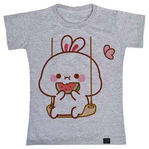 تی شرت آستین کوتاه دخترانه 27 مدل تاپ سواری کد T67