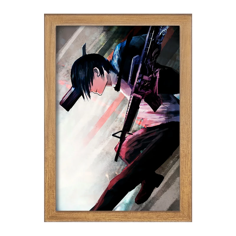 تابلو خندالو مدل هایاکاوا انیمه مرد اره ای Chainsaw Man  کد 17934