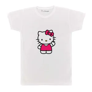 تی شرت بچگانه پرمانه طرح Kitty کد pmt.2385