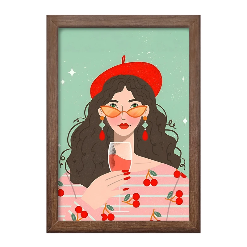 تابلو خندالو طرح دخترانه کد F3715