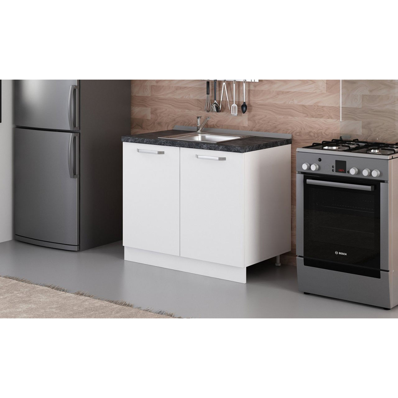 کابینت آشپزخانه مدل مینار 100 B-1