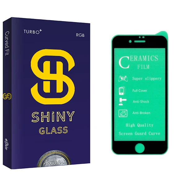 محافظ صفحه نمایش سرامیکی آتوچبو مدل Shiny Glass مناسب برای گوشی موبایل اپل iPhone SE 2020