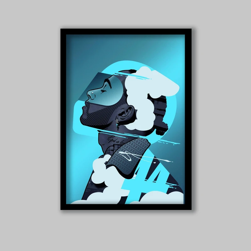 تابلو لیلیان طرح فرمول یک لوئیس همیلتون کد LA-G11491-2