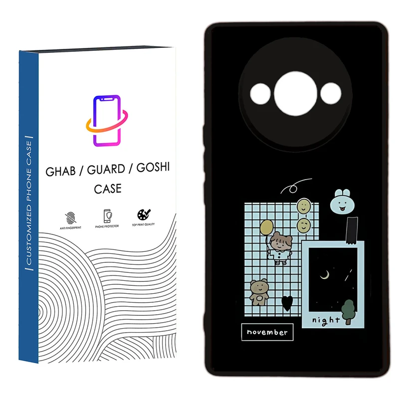 کاور قاب گارد گوشی طرح دخترانه کد 46 - TPU مناسب برای گوشی موبایل  شیائومی  Redmi A3