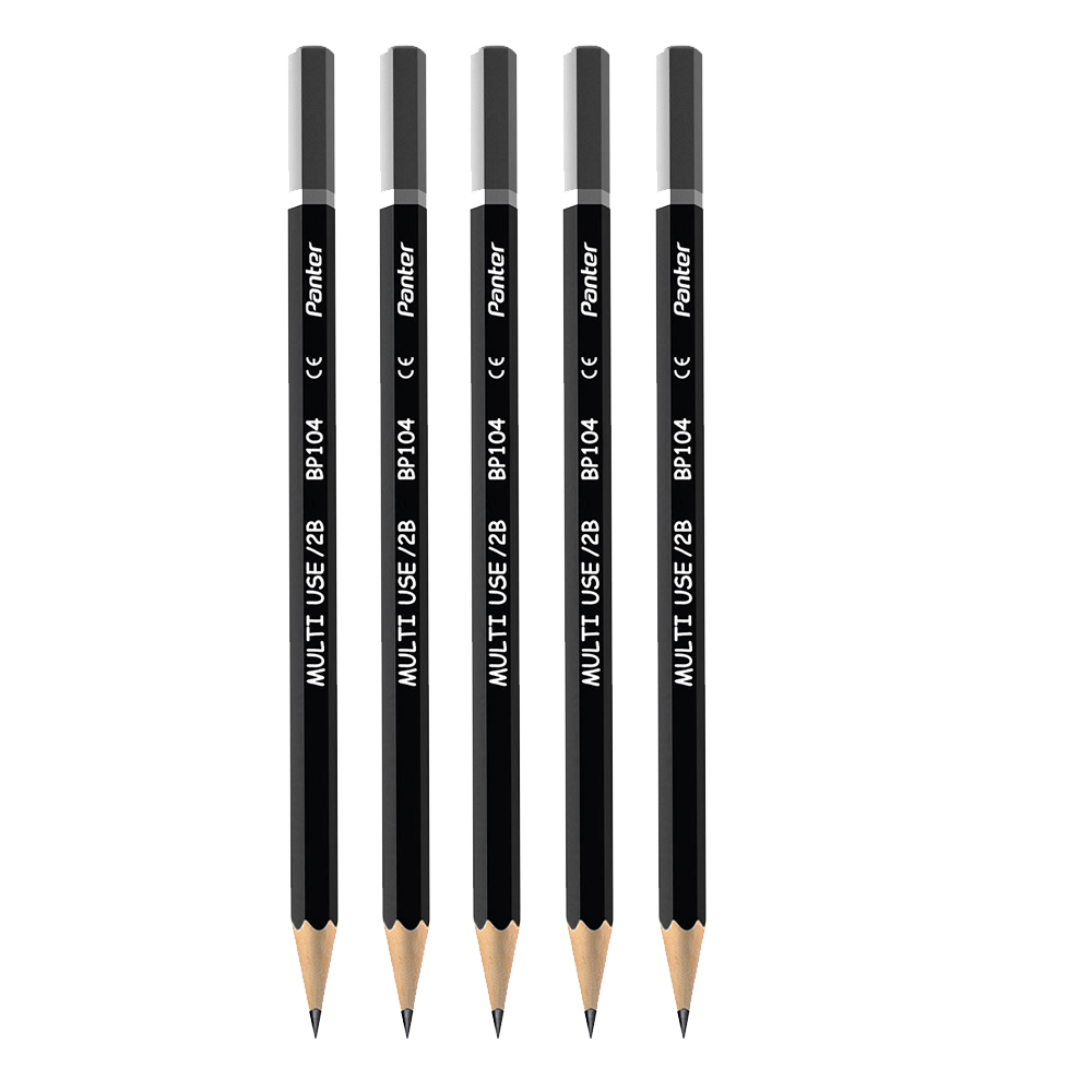 مداد مشکی پنتر مدل Multi کد 143177 بسته 12 عددی