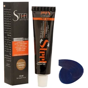 رنگ مو استیل شماره E14 حجم 15 میلی لیتر رنگ واریاسیون آبی