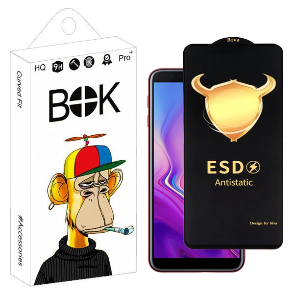 محافظ صفحه نمایش بوک مدل Biva Antistatic View مناسب برای گوشی موبایل سامسونگ galaxy j6 plus / j4 plus