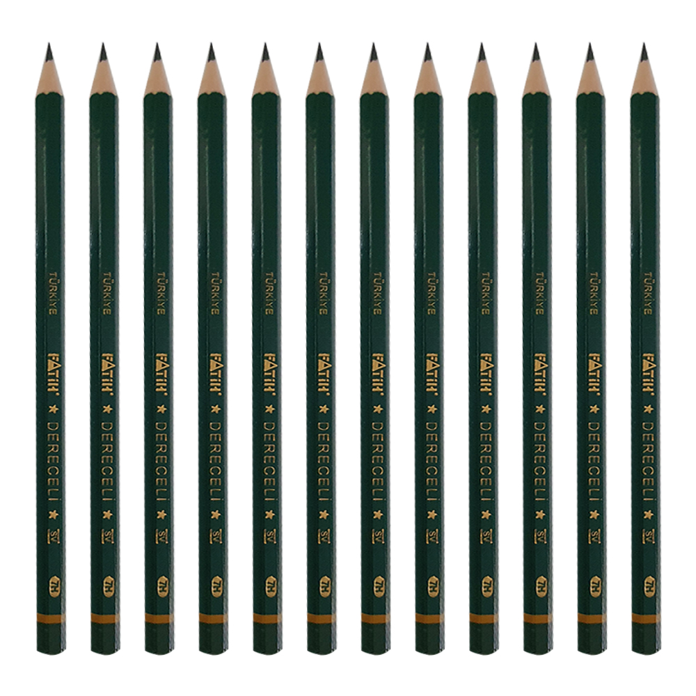 مداد طراحی فاتح مدل 7H بسته 12 عددی