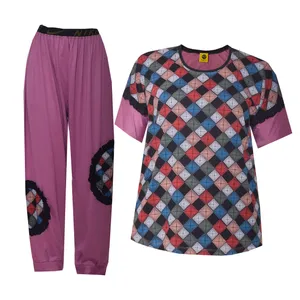 ست تی شرت  و شلوار زنانه تپل تیپ مدل بهار