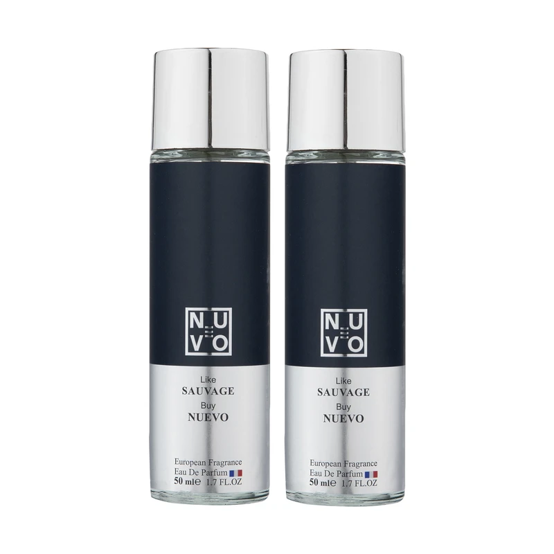 ادو پرفیوم مردانه نوئوو مدل Sauvage حجم 50 میلی لیتر بسته 2 عددی
